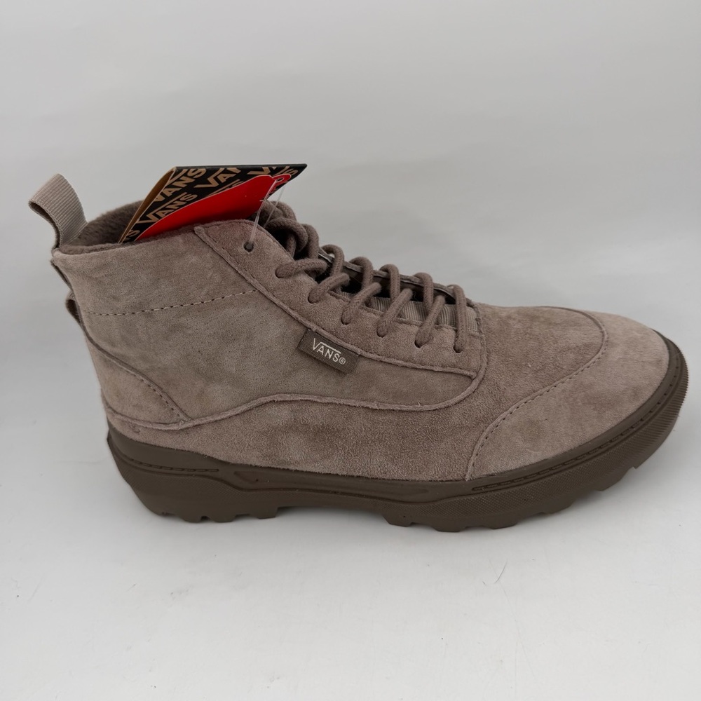 Vans Unisex Colfax Coastal Cobblestone -SZ 5.5- Tan Lace-Up Boots Insulated